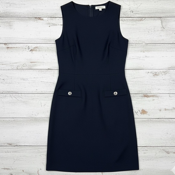 💼 Tommy Hilfiger Navy Sheath - Picture 2 of 14